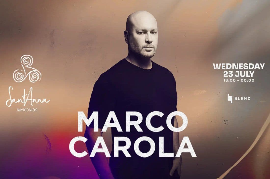 An image of 23rd of July | Marco Carola | SantAnna | Mykonos