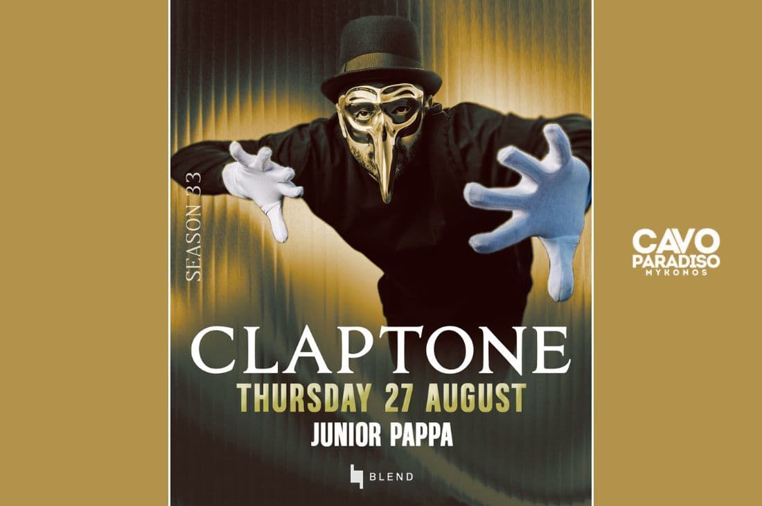 An image of 27th of August | Claptone, Junior Pappa | Cavo Paradiso | Mykonos