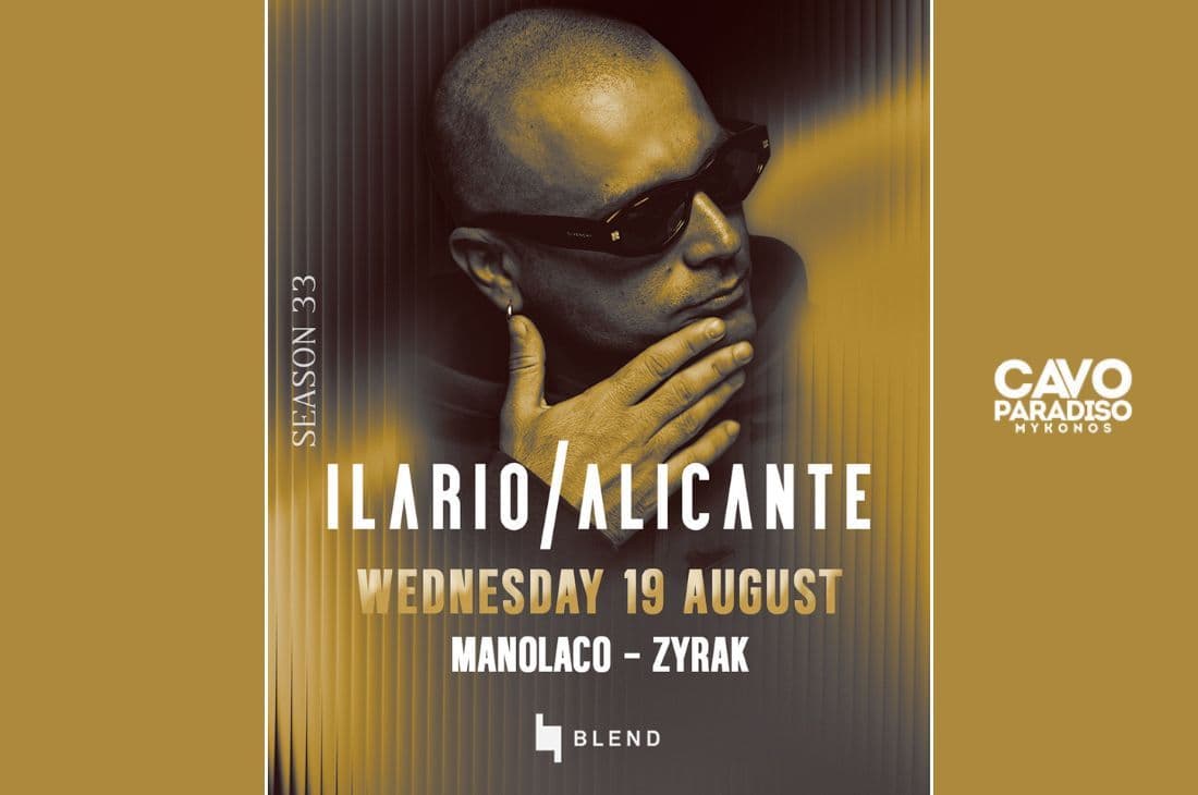 An image of 19th of August | Ilario Alicante, Manolaco, Zyrak | Cavo Paradiso | Mykonos