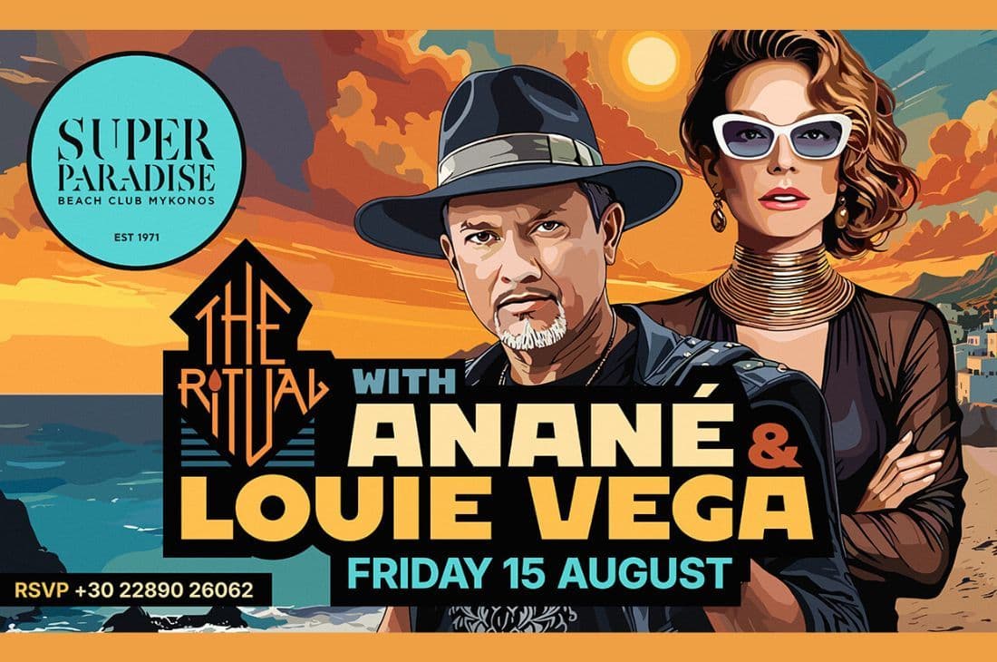 An image of 15th of August | The Ritual w/ Anané x Louie Vega | Super Paradise | Mykonos