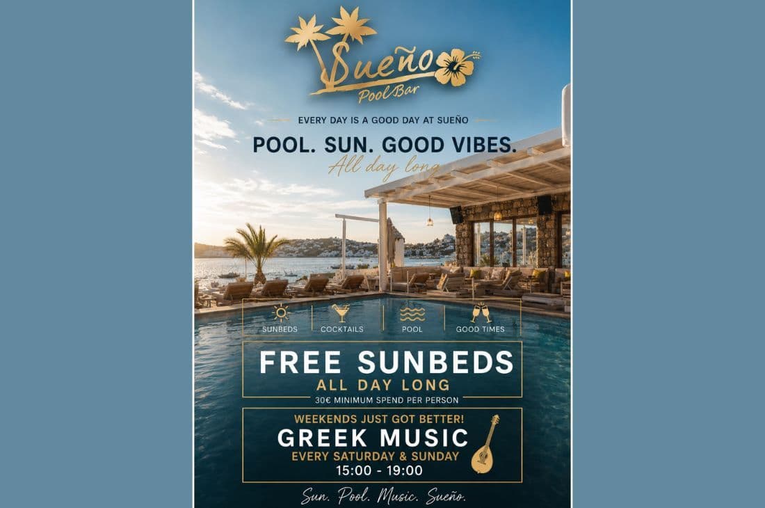 An image of Sueno Pool Party | Sueno Mykonos