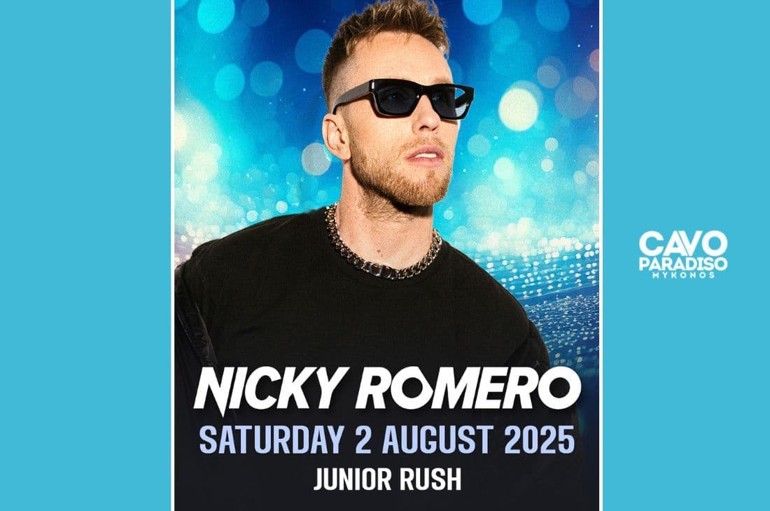 An image of 2nd of August | Nick Romero x Junior Rush | Cavo Paradiso | Mykonos