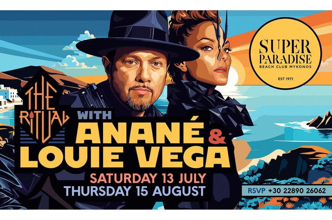An image of 15 Αυγούστου | The ritual with Anane & Louie Vega | Super Paradise