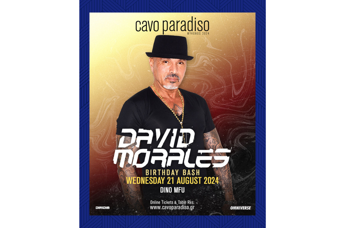 An image of 21 Αυγούστου | David Morales | Cavo Paradiso