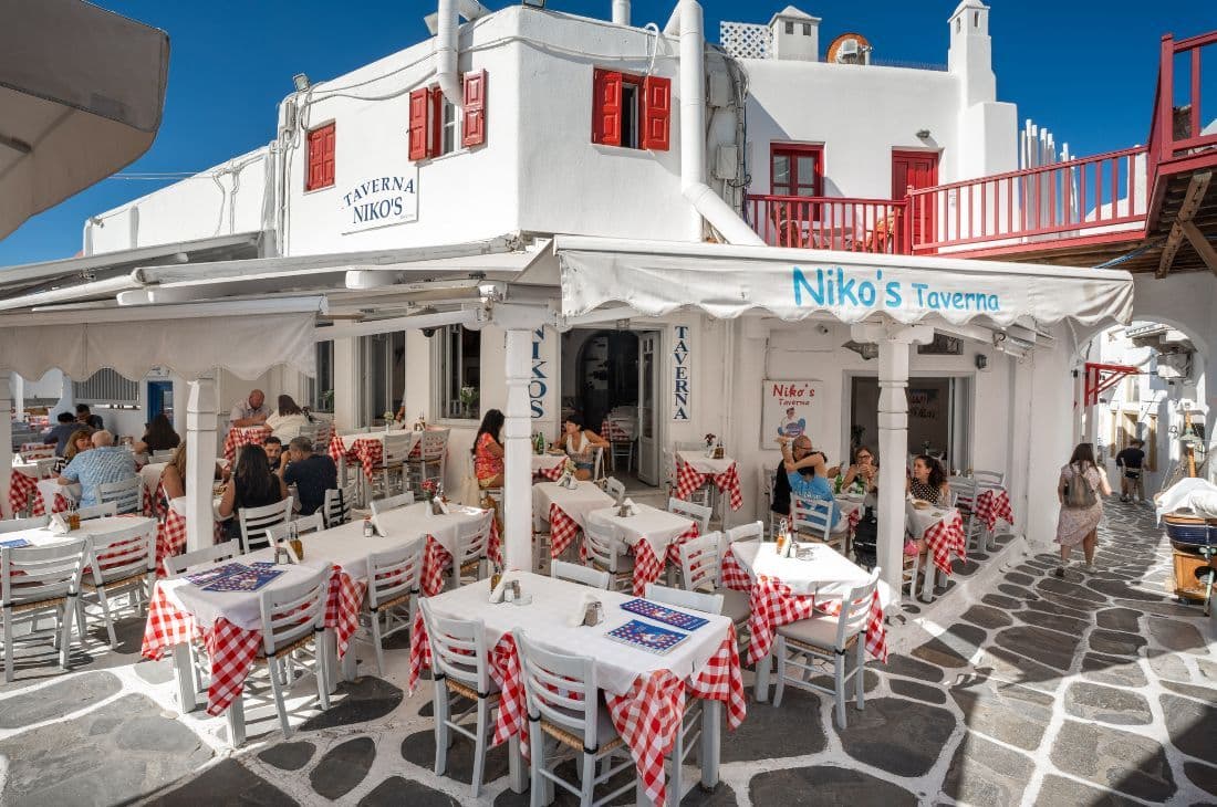 An image of Niko’s Taverna Mykonos