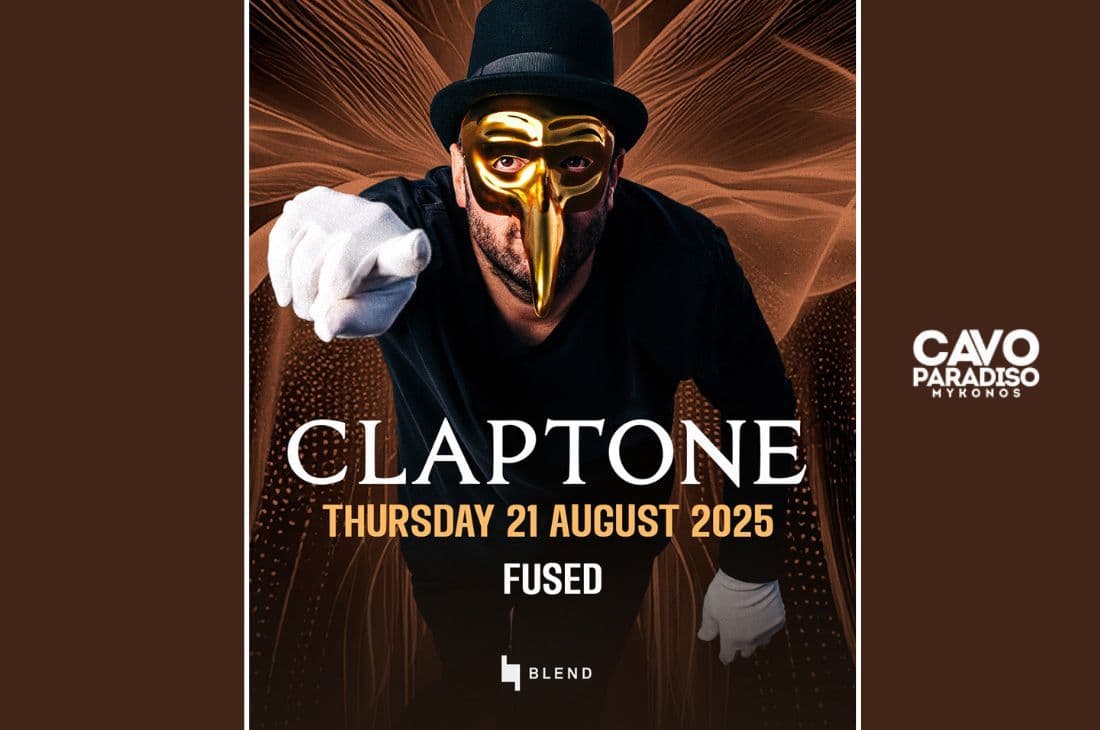 An image of 21st of August | Claptone x Fused | Cavo Paradiso | Mykonos