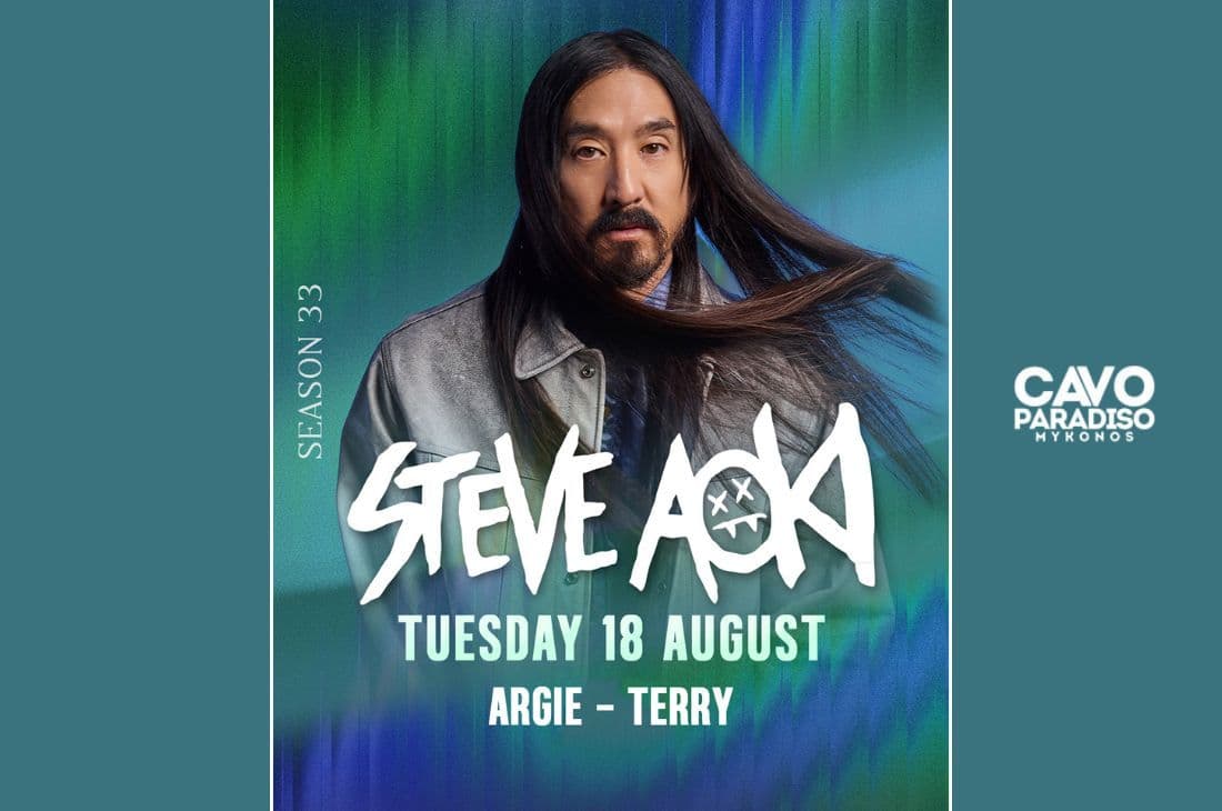 An image of 18th of August | Steve Aoki, Argie, Terry | Cavo Paradiso | Mykonos