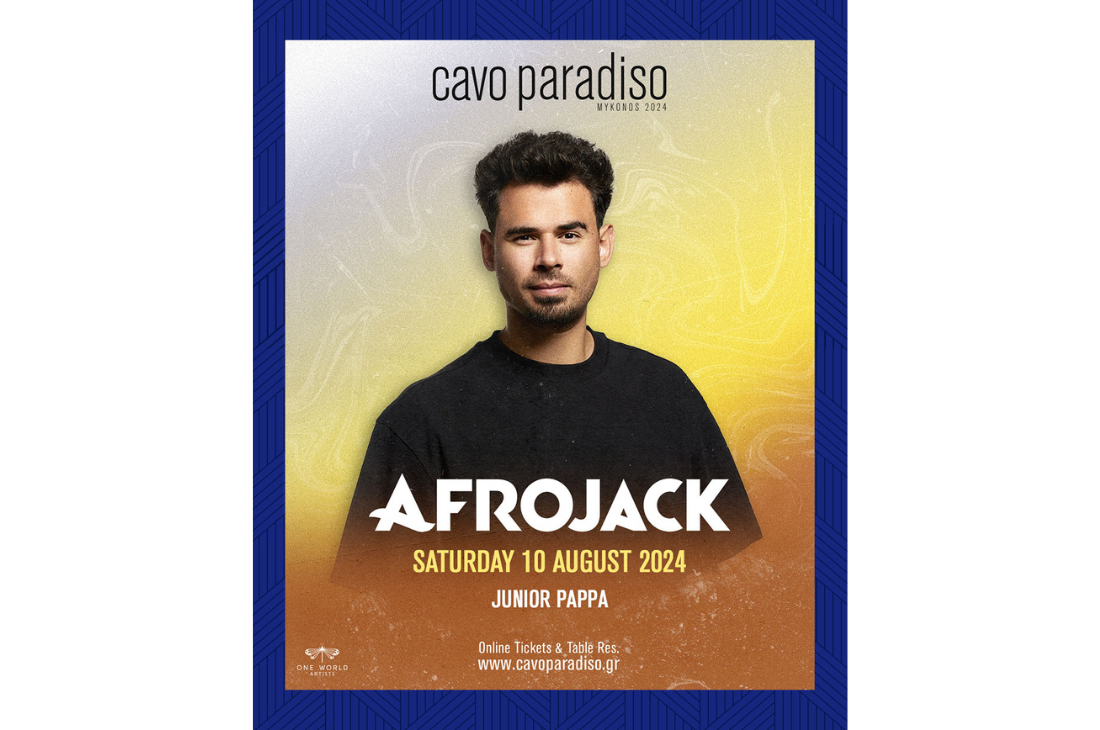 An image of 10 Αυγούστου | Afrojack | Cavo Paradiso