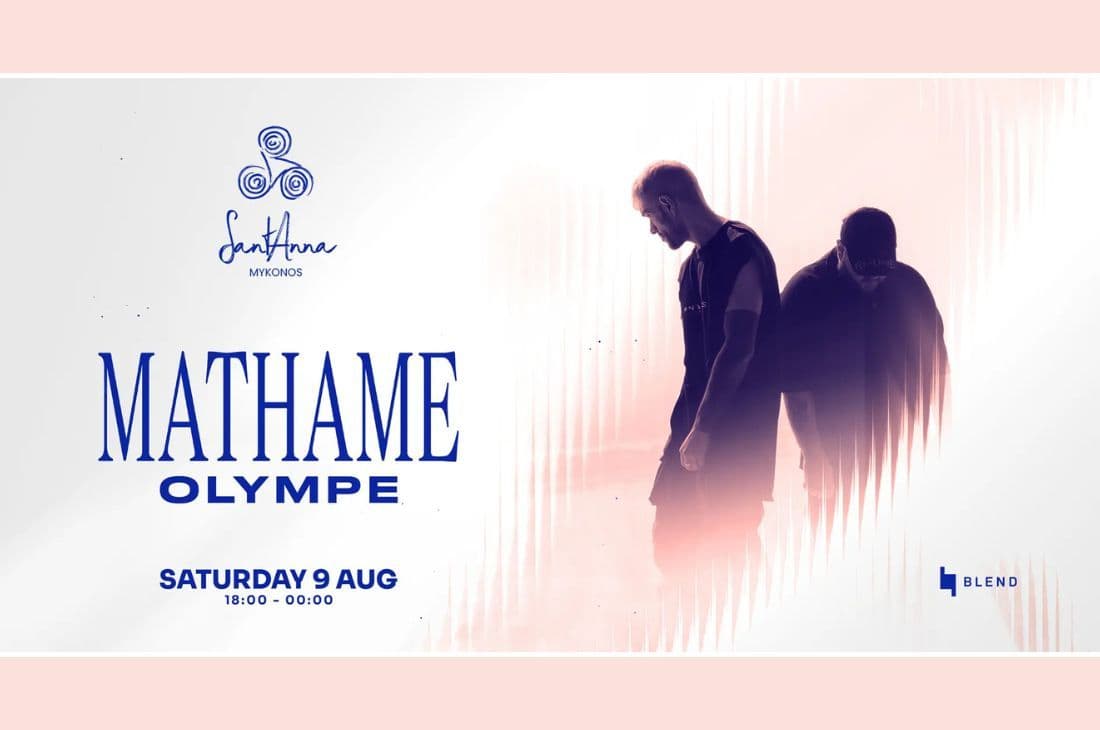 An image of 9th of August | Mathame x Olympe | SantAnna | Mykonos