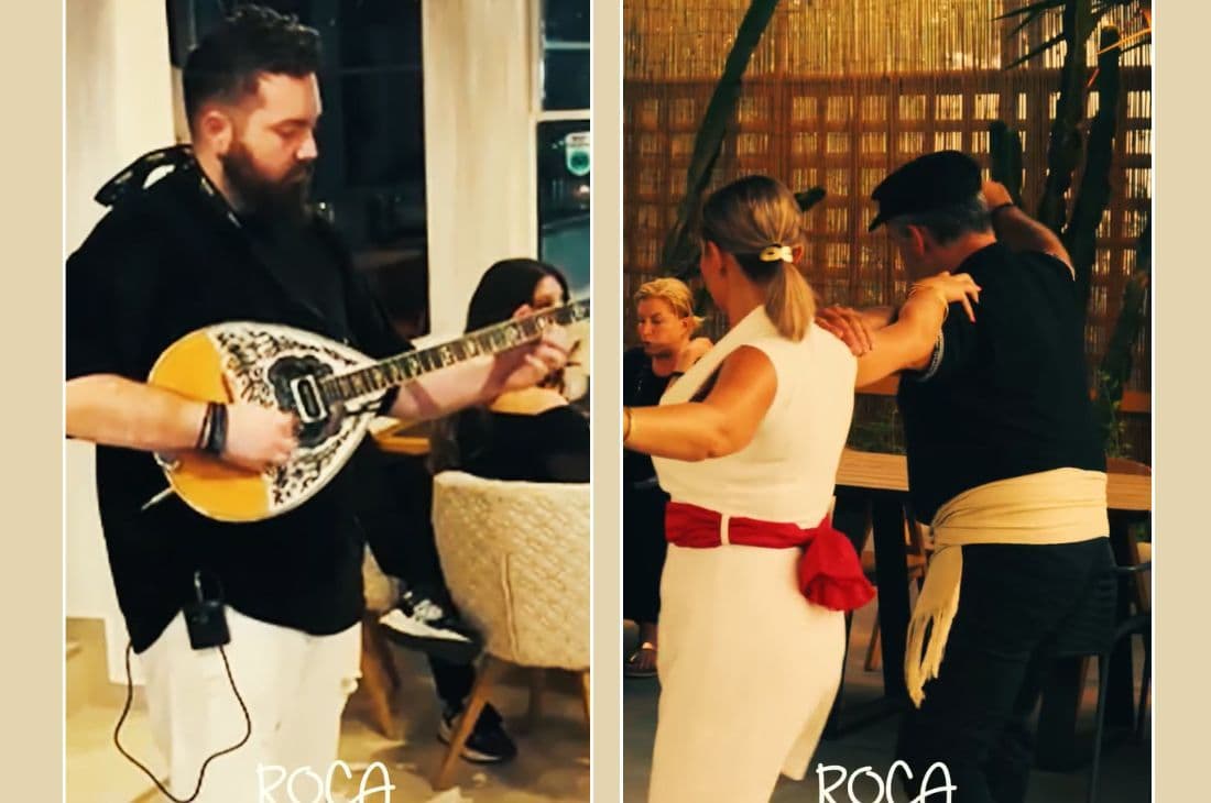 An image of Greek Bouzouki Night | Roca Cookery | Mykonos